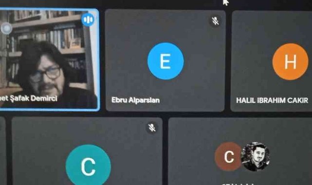 ADÜ'de 'Kültür-Sanat İlişkisi Bağlamında Geleceğe Bakış' adlı söyleşi çevrimiçi olarak gerçekleşti