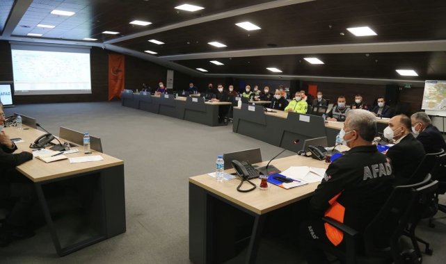 AFAD'da Değerlendirme Toplantısı yapıldı