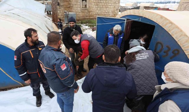 Afrin&#039;deki 700 çocuk daha üşümeyecek