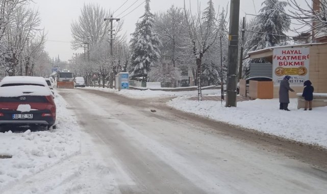 Afyonkarahisar'da kar yağışı etkili oldu