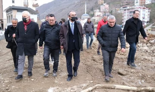 AK Parti Giresun Milletvekili Aydın Dereli'de incelemelerde bulundu