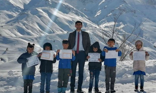 Akdeniz'in Sibiryası'nda karne heyecanı