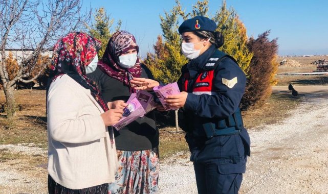 Aksaray jandarma KADES eğitimlerini sürdürüyor