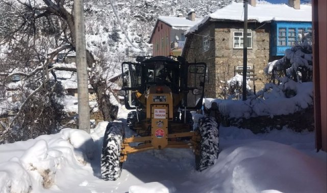 Akseki'de mahsur kalan vatandaşa Alanya Belediyesi desteği