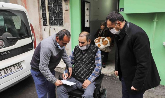 Akülü sandalyesi çalındı, belediye tekrardan hediye etti