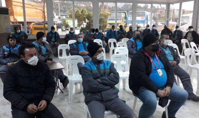 Alanya Belediyesi personeline iş güvenliği ve sağlığı eğitimi