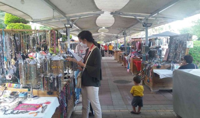 Alanya'da el sanatı sergileme alanlarında sezon hazırlıkları başladı