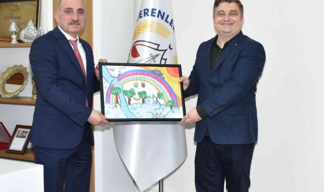 Altınküre Okulları&#039;ndan Başkan Kılıç&#039;a ziyaret