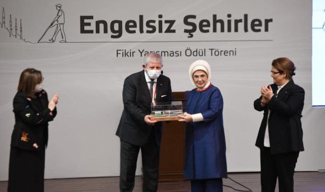 Amasya Belediyesine 'Engelsiz Şehirler' ödülü