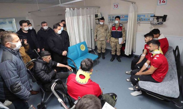 Amasya'daki kazada yaralanan Batmanlı güreşçiler tedavi altında