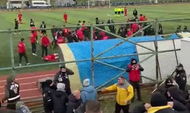 Amatör maçta ortalık savaş alanına döndü: 4 futbolcu yaralı