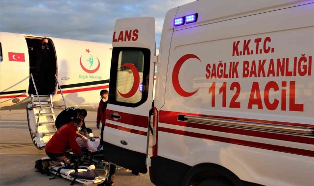 Ambulans uçaklar bir vakaya işte böyle gidiyor