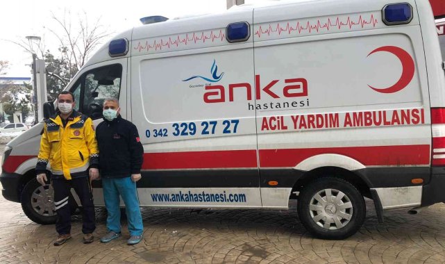 ANKA hastanesi karda evlere sağlık hizmeti götürüyor