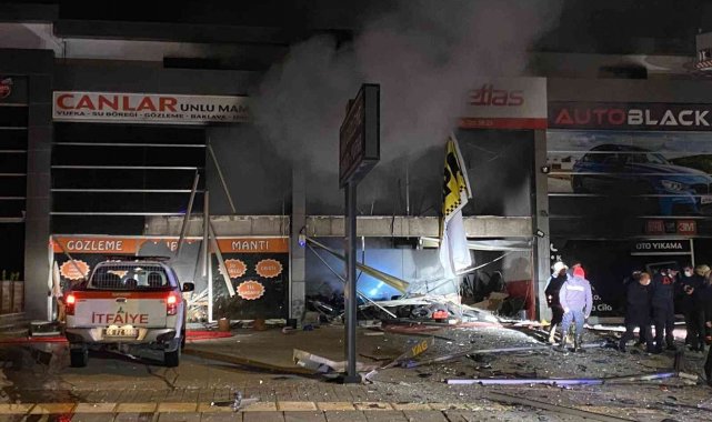 Ankara'da oto lastikçi dükkanında patlama: 3 iş yeri kullanılamaz hale geldi