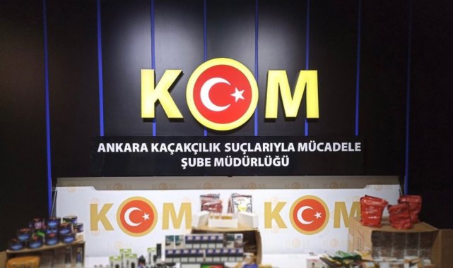 Ankara'da tütün kaçakçılarına yönelik operasyonda 2 gözaltı