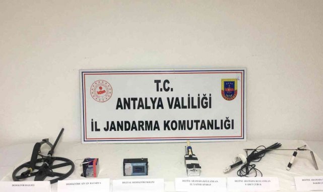 Antalya'da kaçak kazı operasyonu