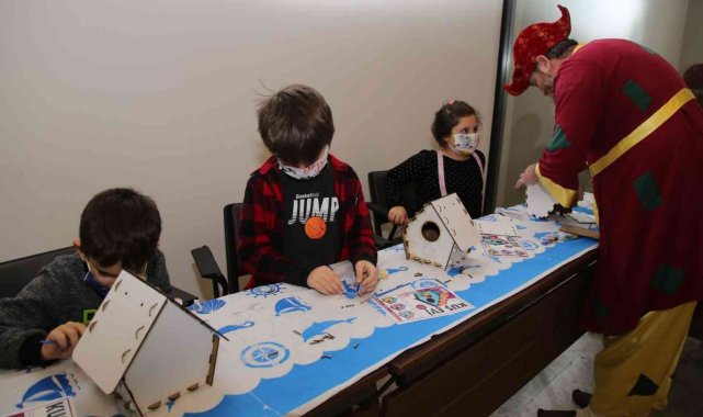 Ara tatil keyfi, sanat ve eğlence atölyelerinde başladı