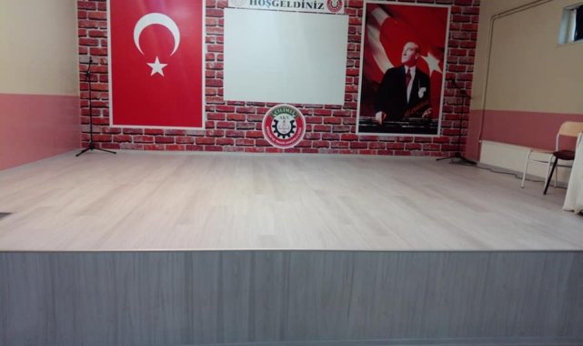 Ara tatilde okulda yenileme yapıldı