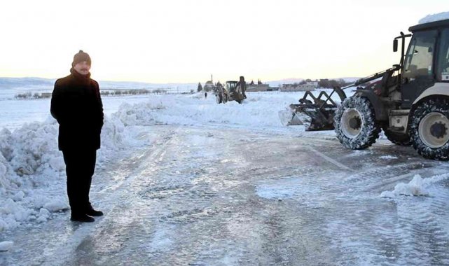 Araban'da kapanan tüm kırsal mahalle yolları açıldı