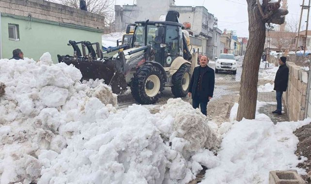Araban&#039;da kar nedeniyle kapalı yol kalmadı