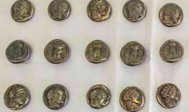 Ardahan&#039;da Antik Yunan dönemine ait 50 adet sikke ele geçirildi