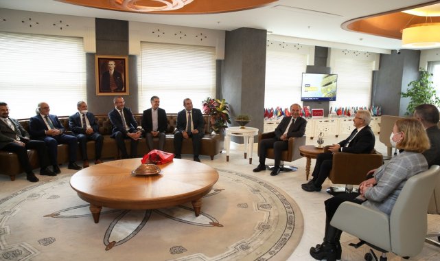 Arguvan&#039;dan Nilüfer&#039;e dostluk ziyareti