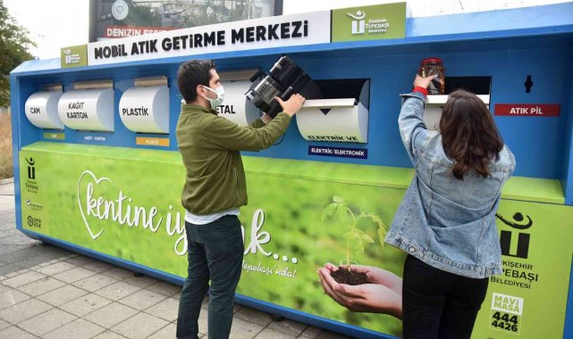 Atıklar, Tepebaşı'nda kazanıma dönüşüyor