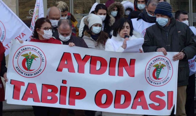 Aydın Tabip Odası'ndan beyaz nöbet eylemi
