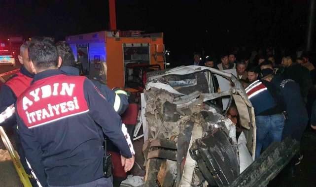 Aydın'da katliam gibi kaza; 2 ölü 3 ağır yaralı