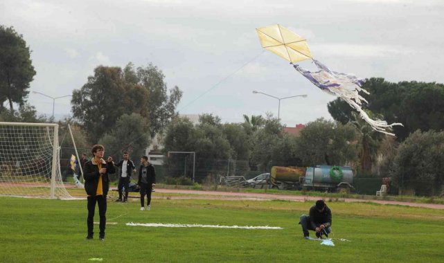 Aydın'da uçurtma şenliği yapıldı