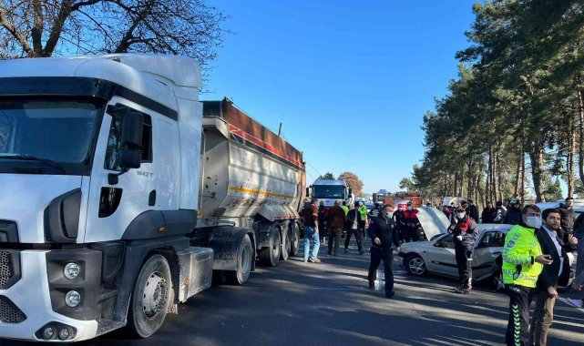 Aydın'da zincirleme trafik kazası: 10 yaralı