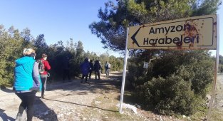 Aydın'ın öksüz kalan antik kenti Amyzon, doğaseverleri etkiledi