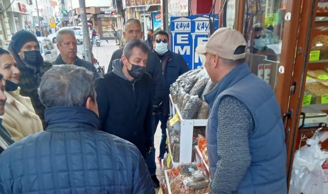 Ayvalık MHP halkın ve esnafın yanında