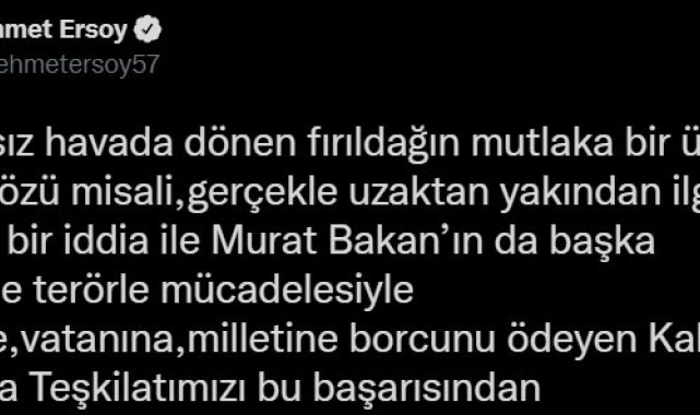 Bakan Yardımcısı Ersoy&#039;dan CHP&#039;li Bakan&#039;a yanıt: &quot;Mehmetçiğin dini inanç ve ibadetleri üzerinden yıpratılmasına asla izin verilmeyecektir&quot;