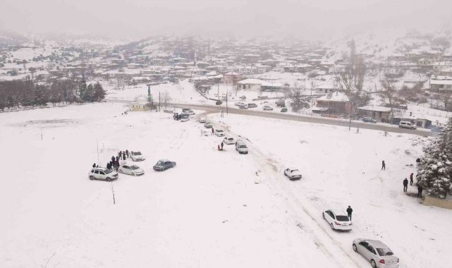 Balıkesir'de kar şenliği