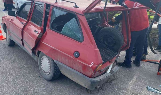 Bandırma'da trafik kazası bir kişi yaralandı