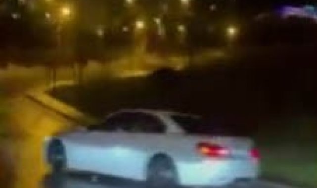 Başakşehir&#039;de drift yapan sürücünün ehliyeti iptal edildi