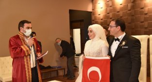 Başiskele'de 896 çift dünya evine girdi