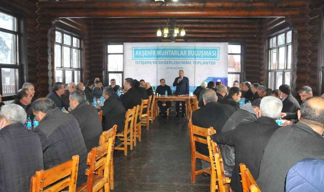 Başkan Akkaya'dan muhtarlarla değerlendirme ve istişare toplantısı