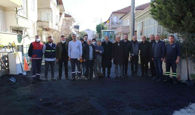 Başkan Alemdar, asfalt çalışmalarını yerinde inceledi