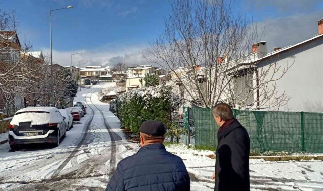 Başkan Alemdar çalışmaları sahada takip ediyor