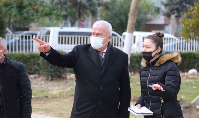 Başkan Atay, çalışmaları yerinde inceledi