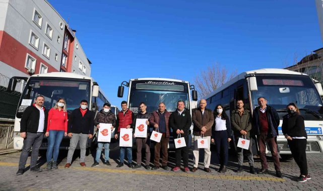 Başkan Atay&#039;dan toplu taşımaya hijyen desteği