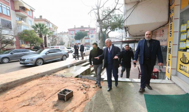 Başkan Aygün, çalışmaları yerinde inceledi
