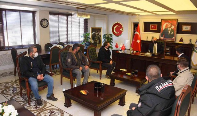 Başkan Bakkalcıoğlu'na Avcılık Kulübünden ziyaret