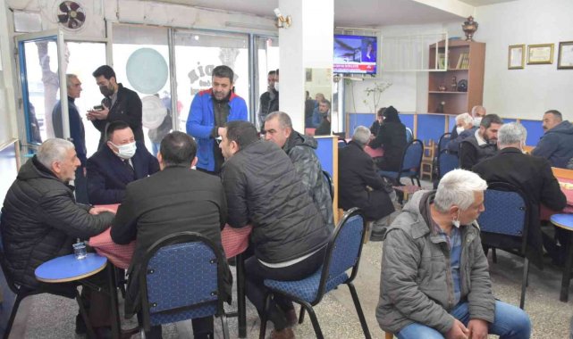 Başkan Beyoğlu, vatandaşlarla bir araya gelmeye devam ediyor