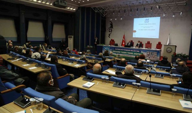 Başkan Büyükkılıç Organik Tarım Temel Eğitim Programı açılışına katıldı