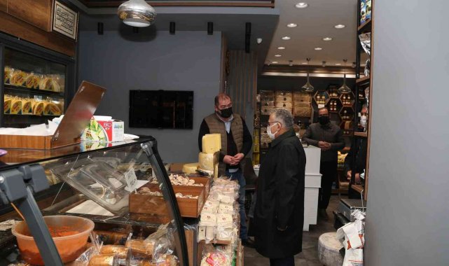 Başkan Büyükkılıç'tan esnaf ziyaretleri