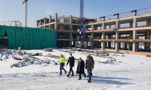 Başkan Büyükkılıç'tan havalimanı incelemesi