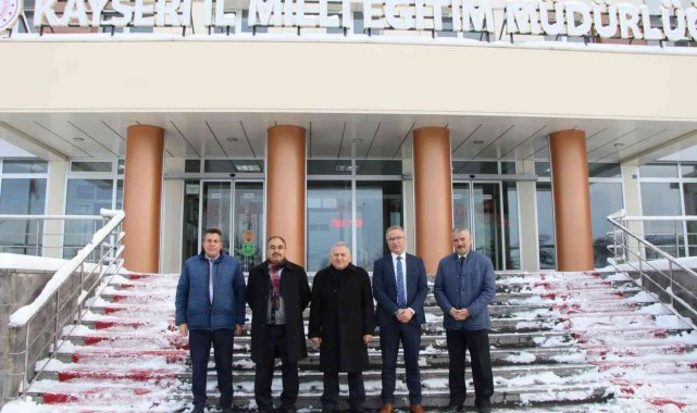 Başkan Büyükkılıç&#039;tan Milli Eğitim ve Emniyet&#039;e ziyaret